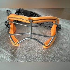 STX Lacrosse Eye Guard Goggles. LAX Orange